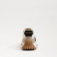 Sam Edelman Langley 3 Lace Up Sneaker- White/Beige