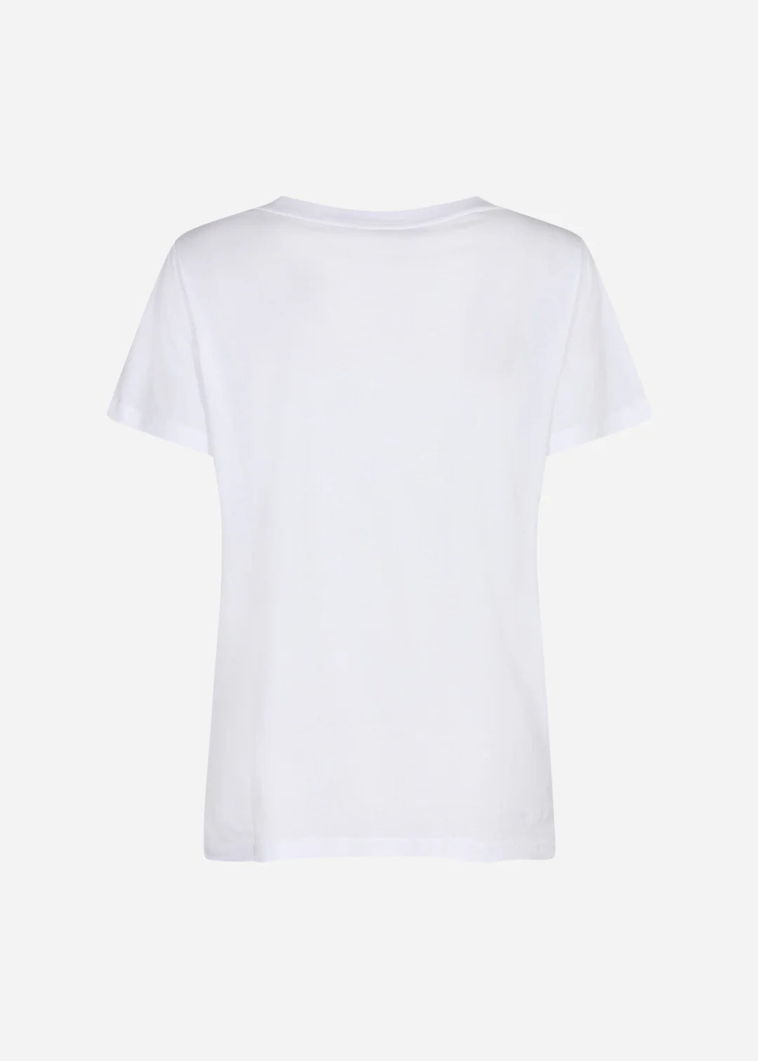 Donna White V Neck Tee
