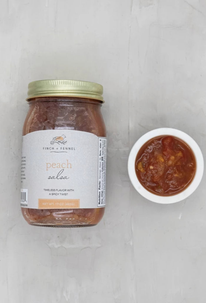 Finch + Fennel Peach Salsa 17oz