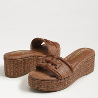 Sam Edelman Pauleena Brown Woven Sandal