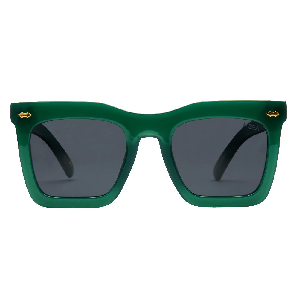 I-SEA Maverick Sunglasses Kale/ Smoke Polarized Lens