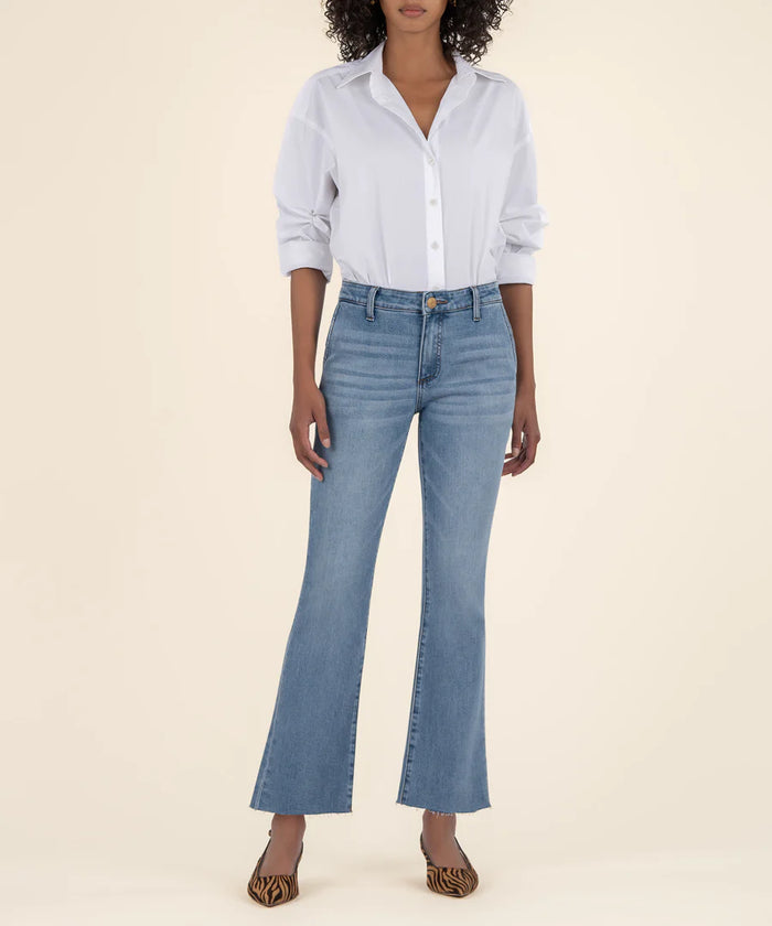 Kut from the Kloth ‘Kelsey’ Mid Rise Ankle Flare Jeans