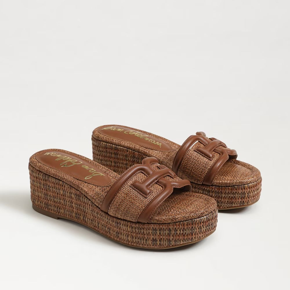 Sam Edelman Pauleena Brown Woven Sandal