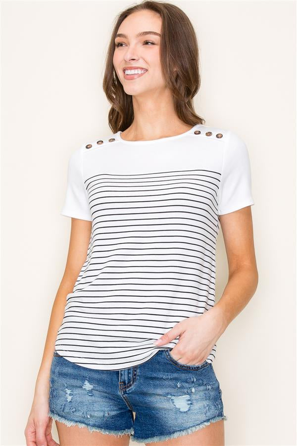 Hailey Striped Top