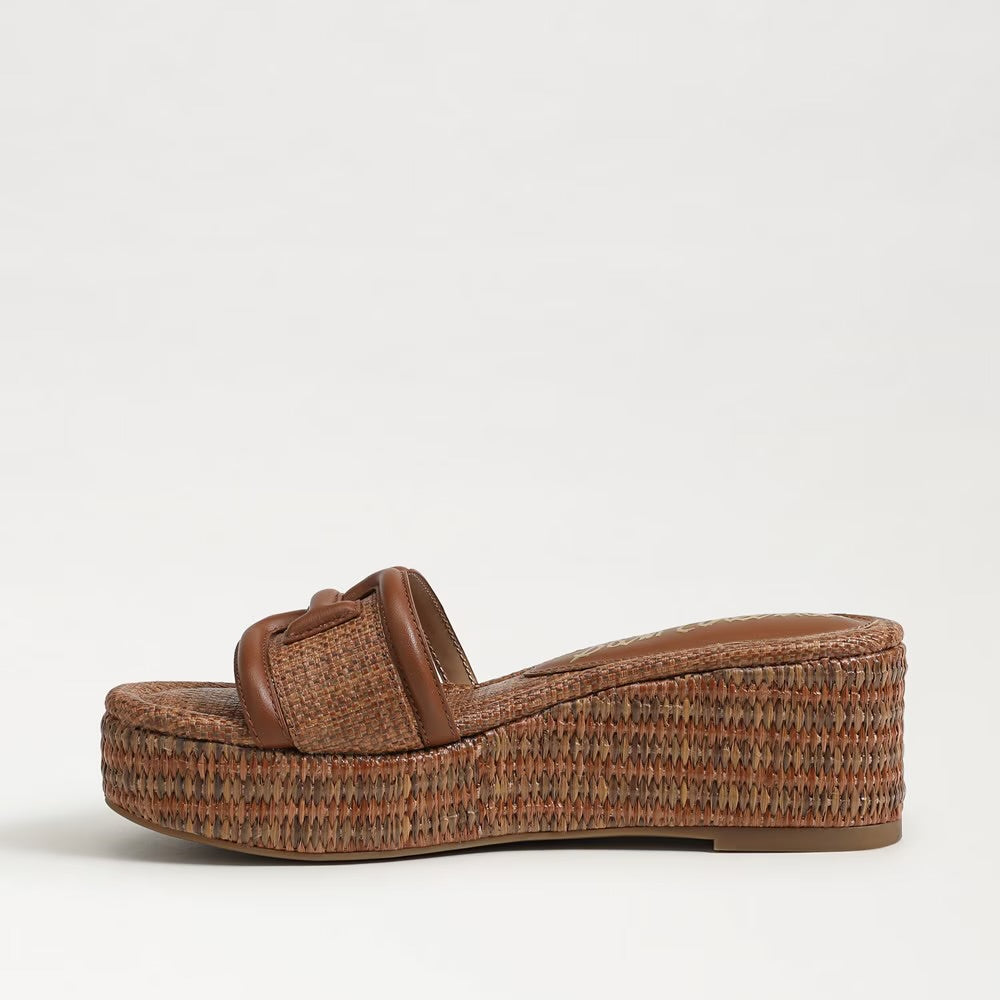 Sam Edelman Pauleena Brown Woven Sandal