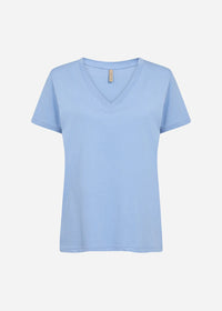 Donna Blue V-Neck Tee