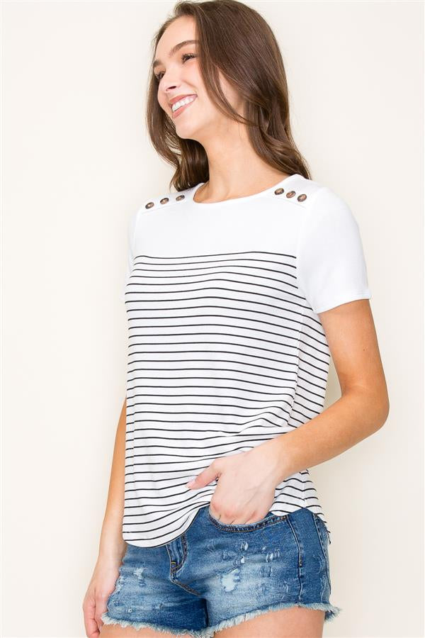 Hailey Striped Top