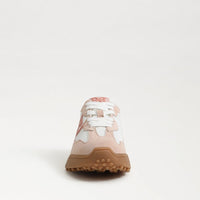 Sam Edelman Langley 3 Lace Up Sneaker- White/ Blush