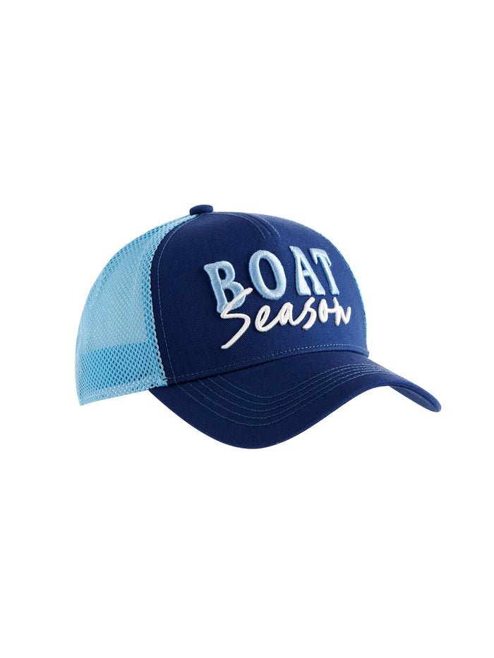 Shiraleah Boat Season Trucker Hat, Navy