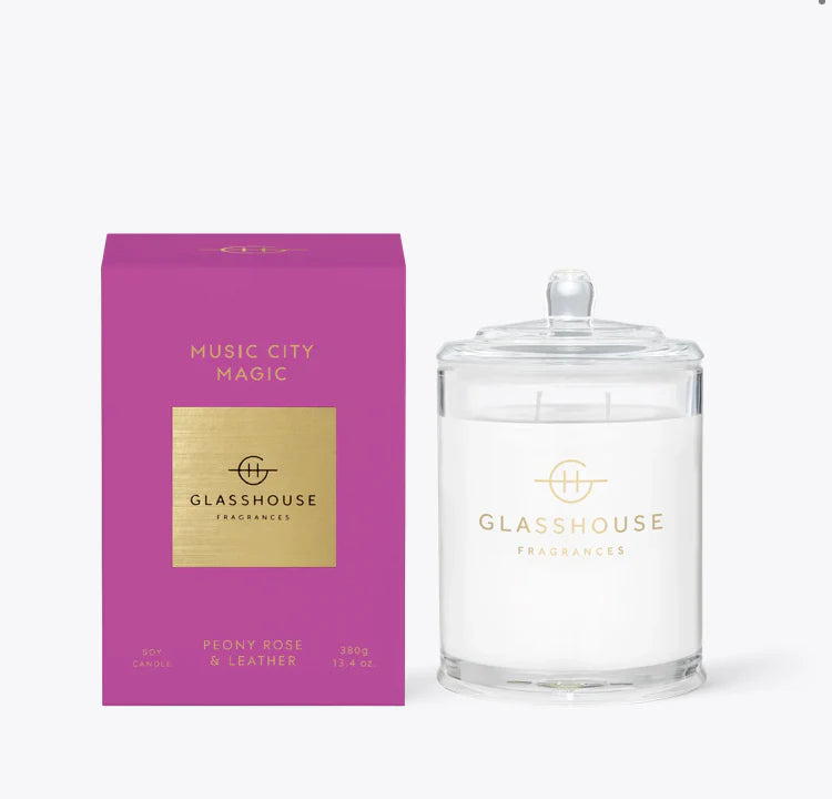 Glasshouse Music City Magic Candle 2.1 oz