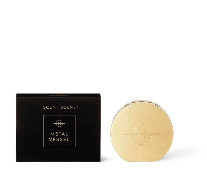 Glasshouse Fragrances Scent Scene Metal Vessel - Gold