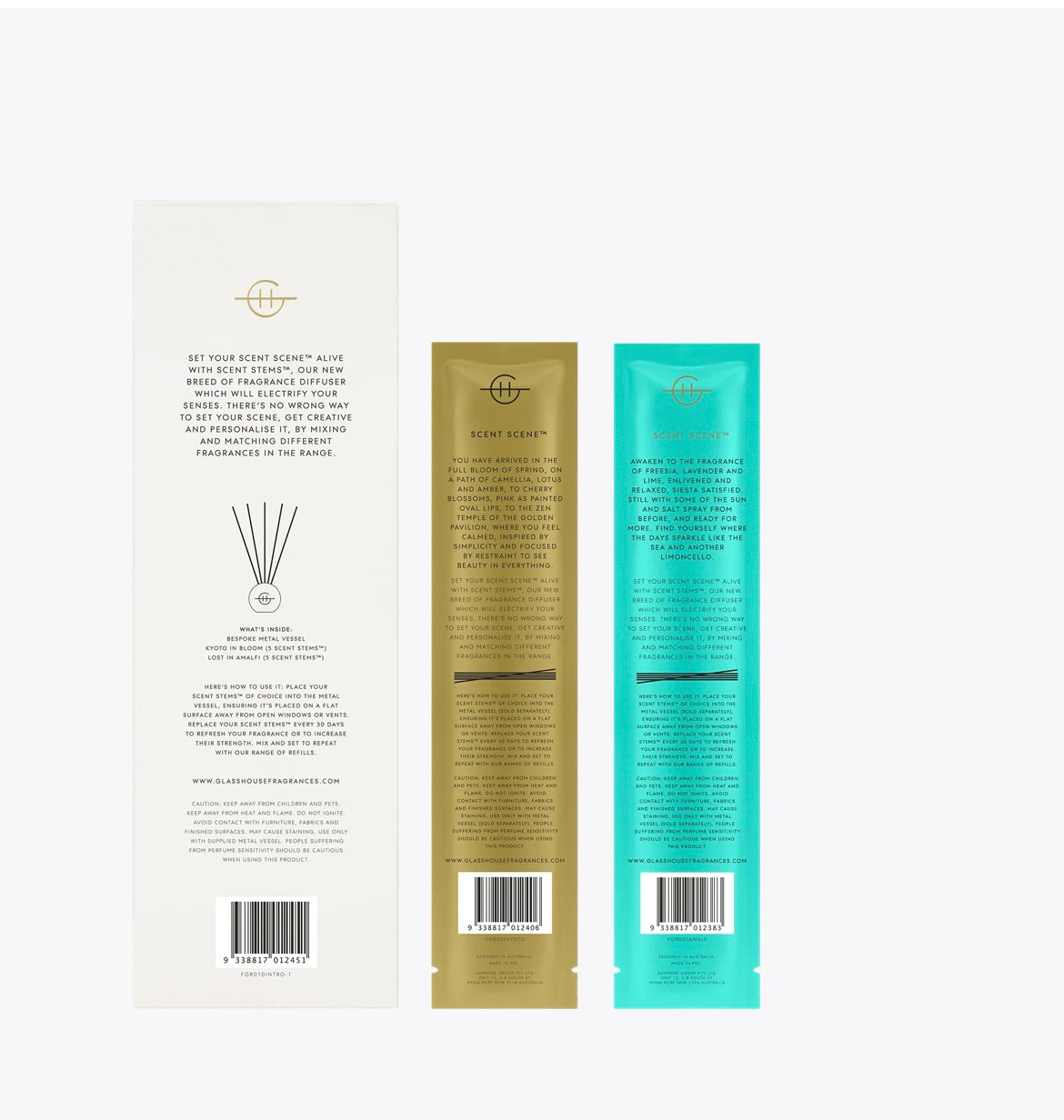 Glasshouse Fragrances Scent Scene Duo - Lost in Amalfi & Kyoto in Bloom