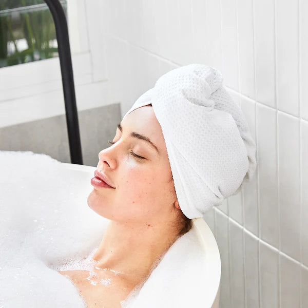 Dock & Bay Hair Wrap in Crystal White