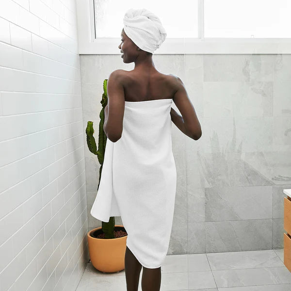 Dock & Bay Hair Wrap in Crystal White