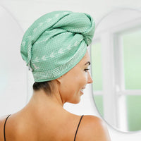 Dock & Bay Hair Wrap in Hideaway Green