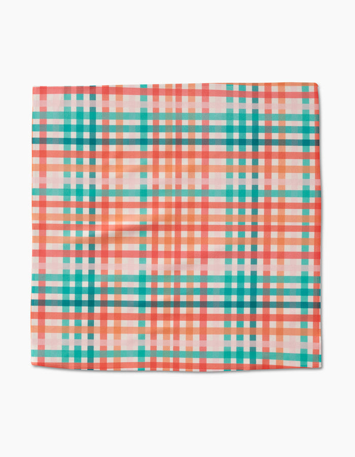 Geometry Pick Me Gingham Dinner Napkins