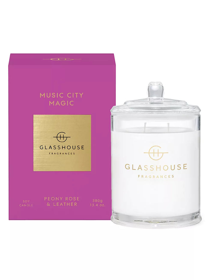 Glasshouse Music City Magic Candle 13.4 oz