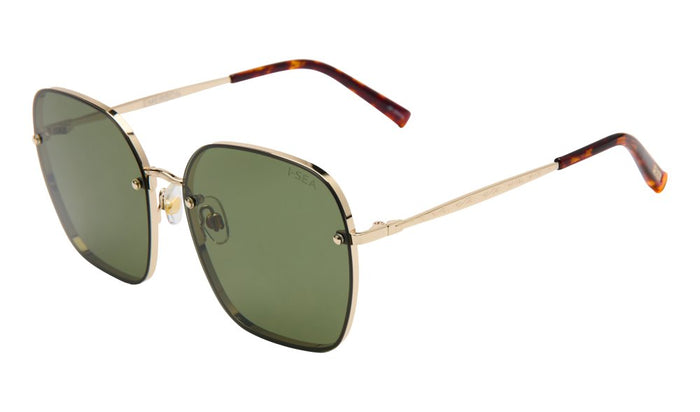I-SEA Emerson Gold/Green Polarized Sunglasses