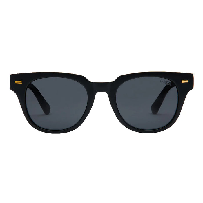 I-SEA Lido Matte Black/Smoke Polarized Sunglasses