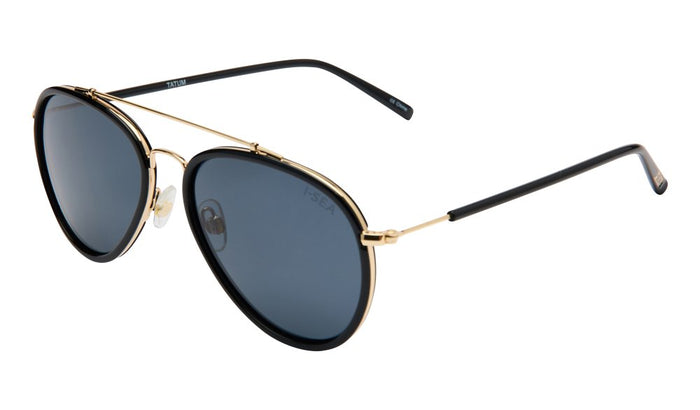 I-SEA Tatum Black/Smoke Polarized Sunglasses