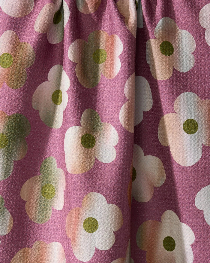 Geometry Brushed Bouquet Tea Towel