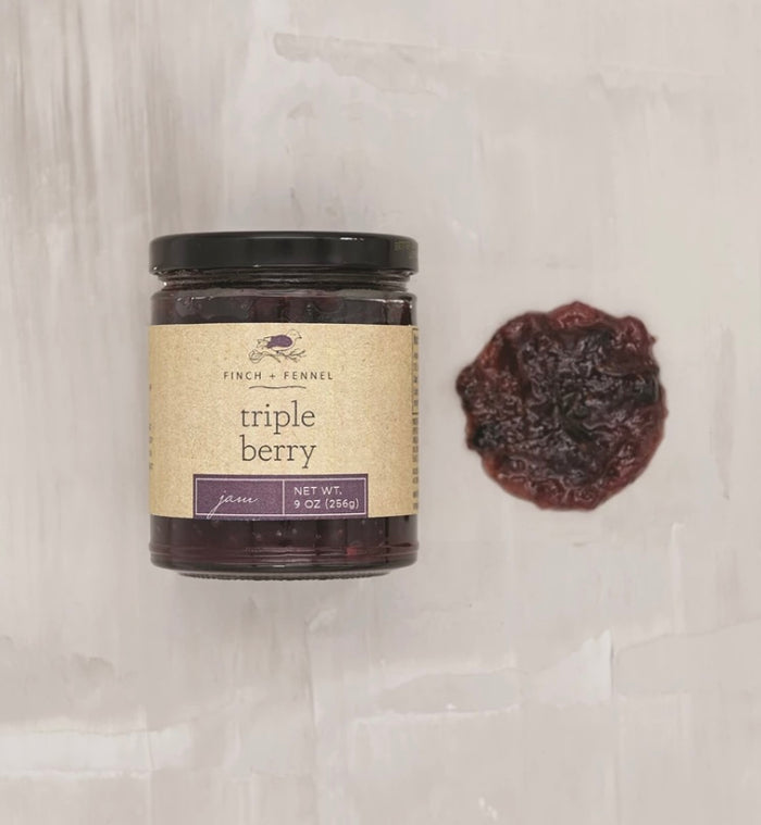 Finch + Fennel  Triple Berry Jam