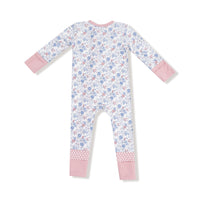 Angel Dear Charlotte Floral 2 Way Zipper Romper