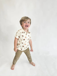 Longhorn Short Sleeve Polo Shirt