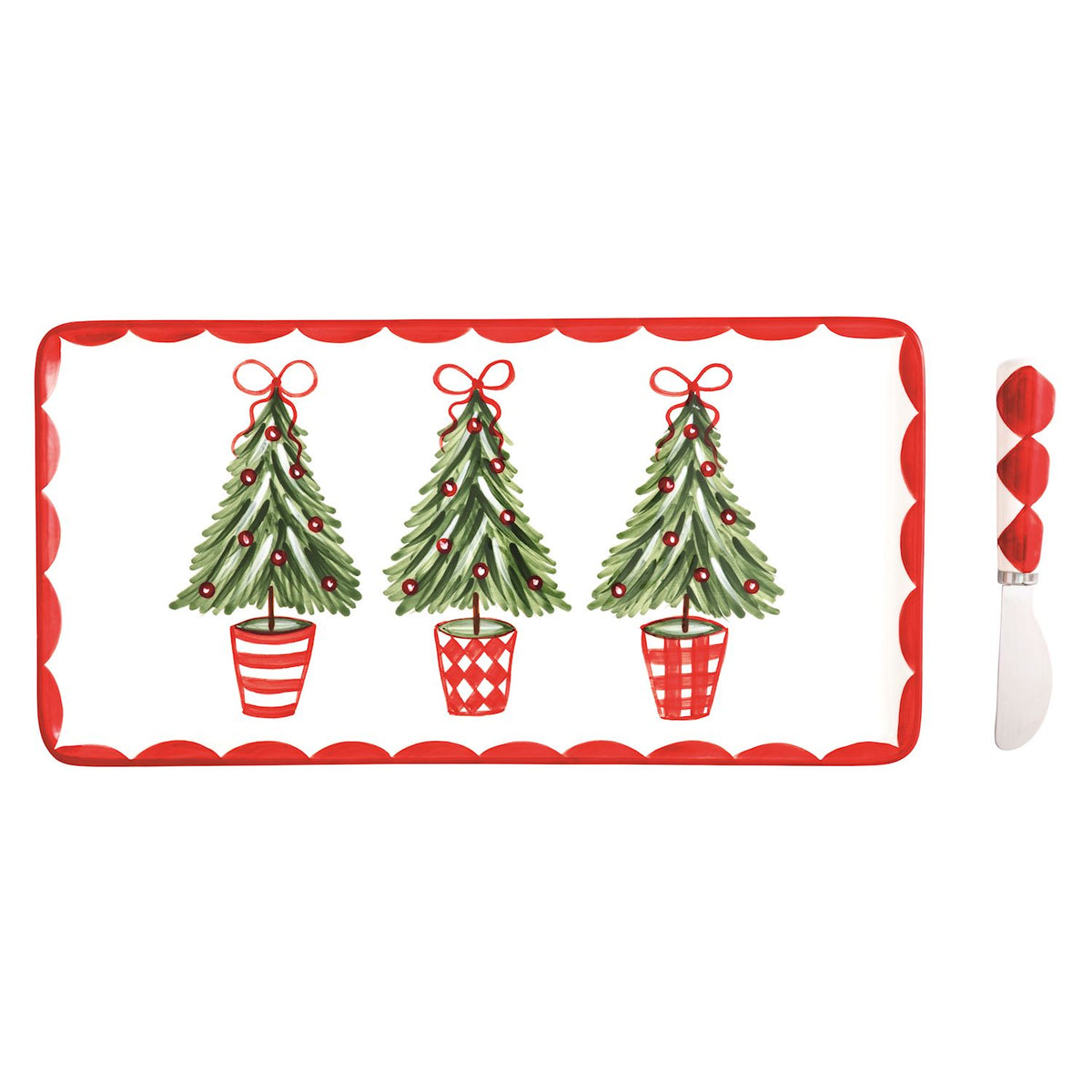Tree Topiary Tray Set