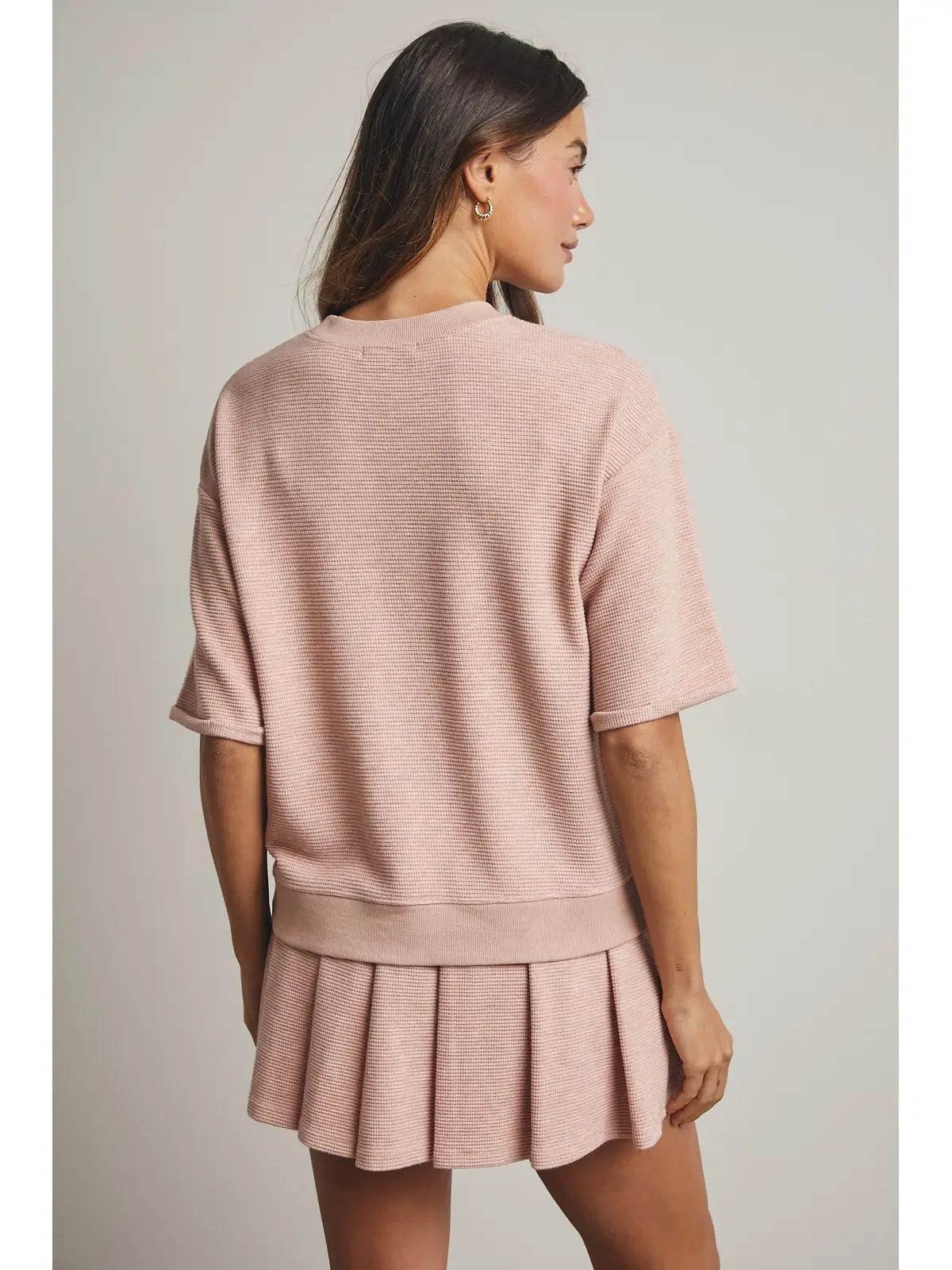 Stacie Waffle Knit Skort