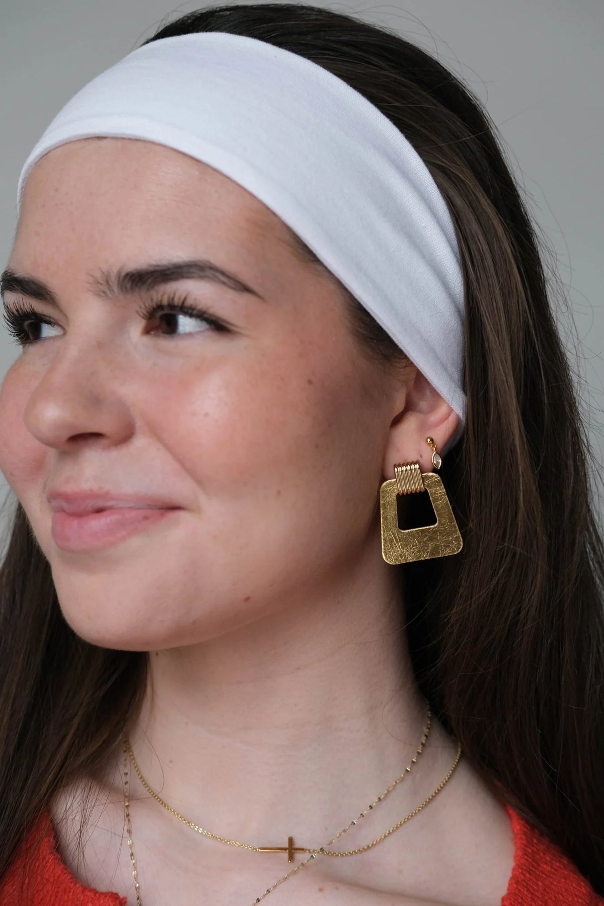 Nickel & Suede Vintage Gold Avery