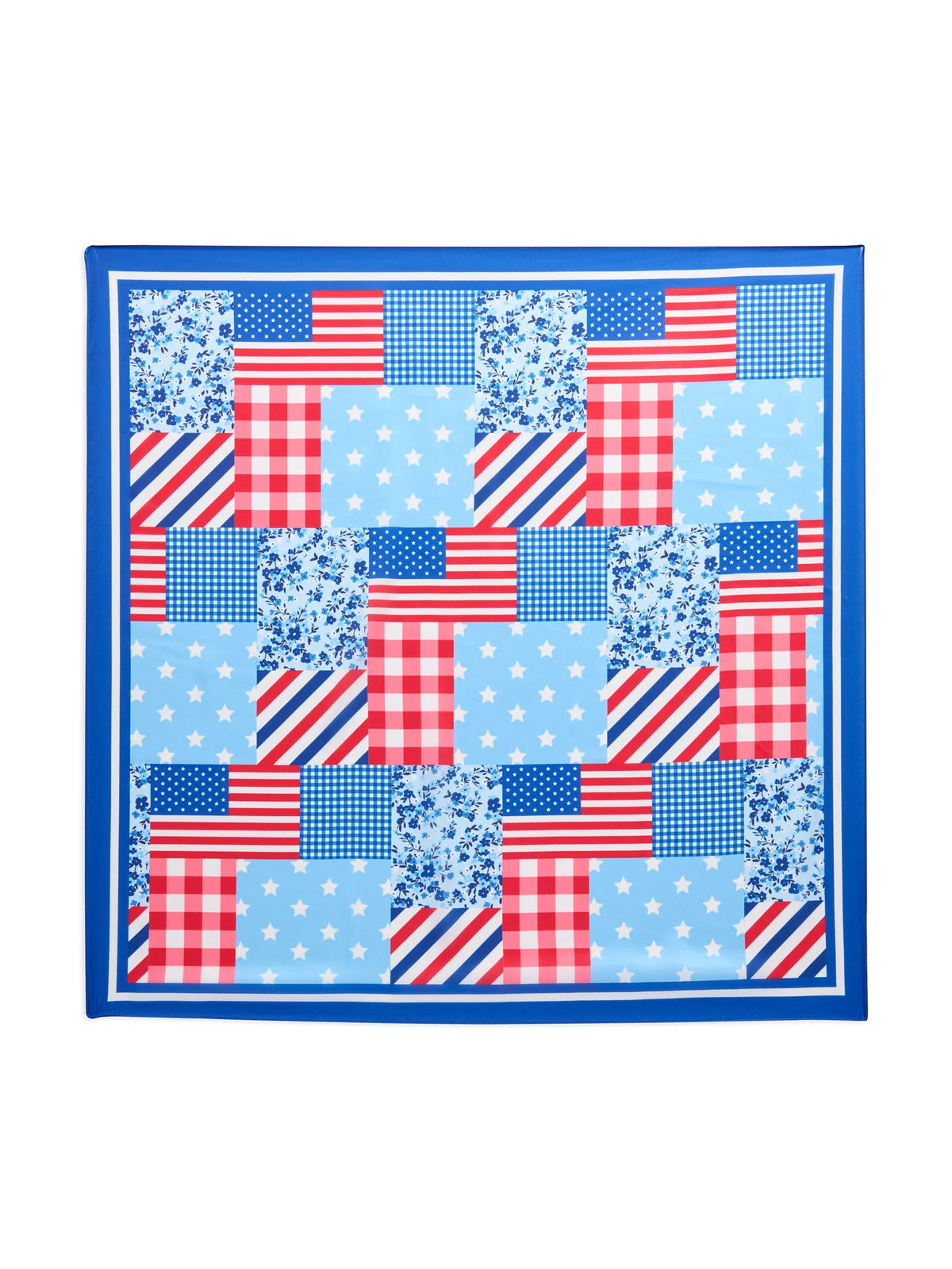 Shiraleah Flag Patchwork Scarf