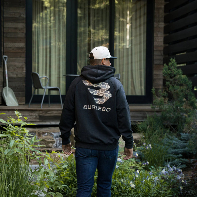 Burlebo Camo Signature Logo Fleece Hoodie