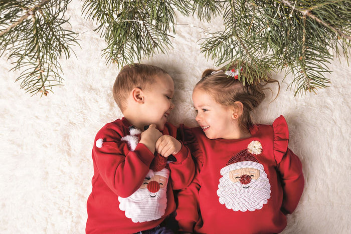 Santa Sequin Sweatshirt
