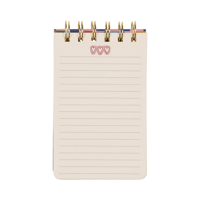 A Dopo Hearts Twin Wire Notepad