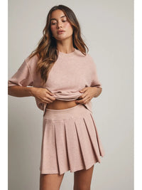 Stacie Waffle Knit Skort