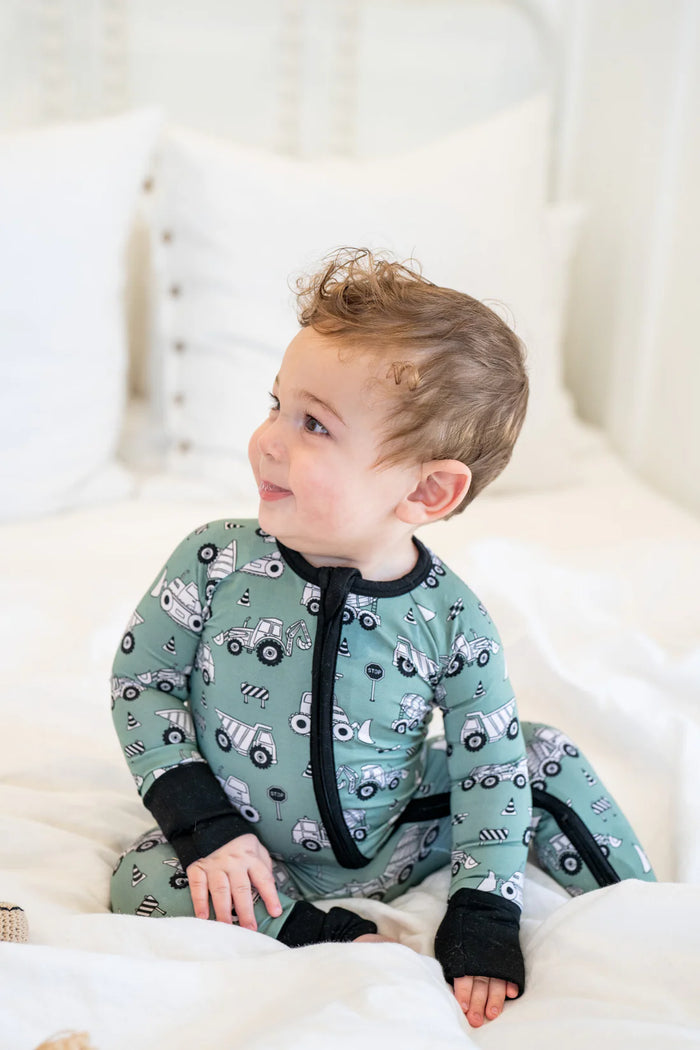 Boosh Baby Costruction Zippy Onesie