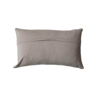 Cotton & Linen Lumbar Pillow w/ Appliquéd Pumpkins