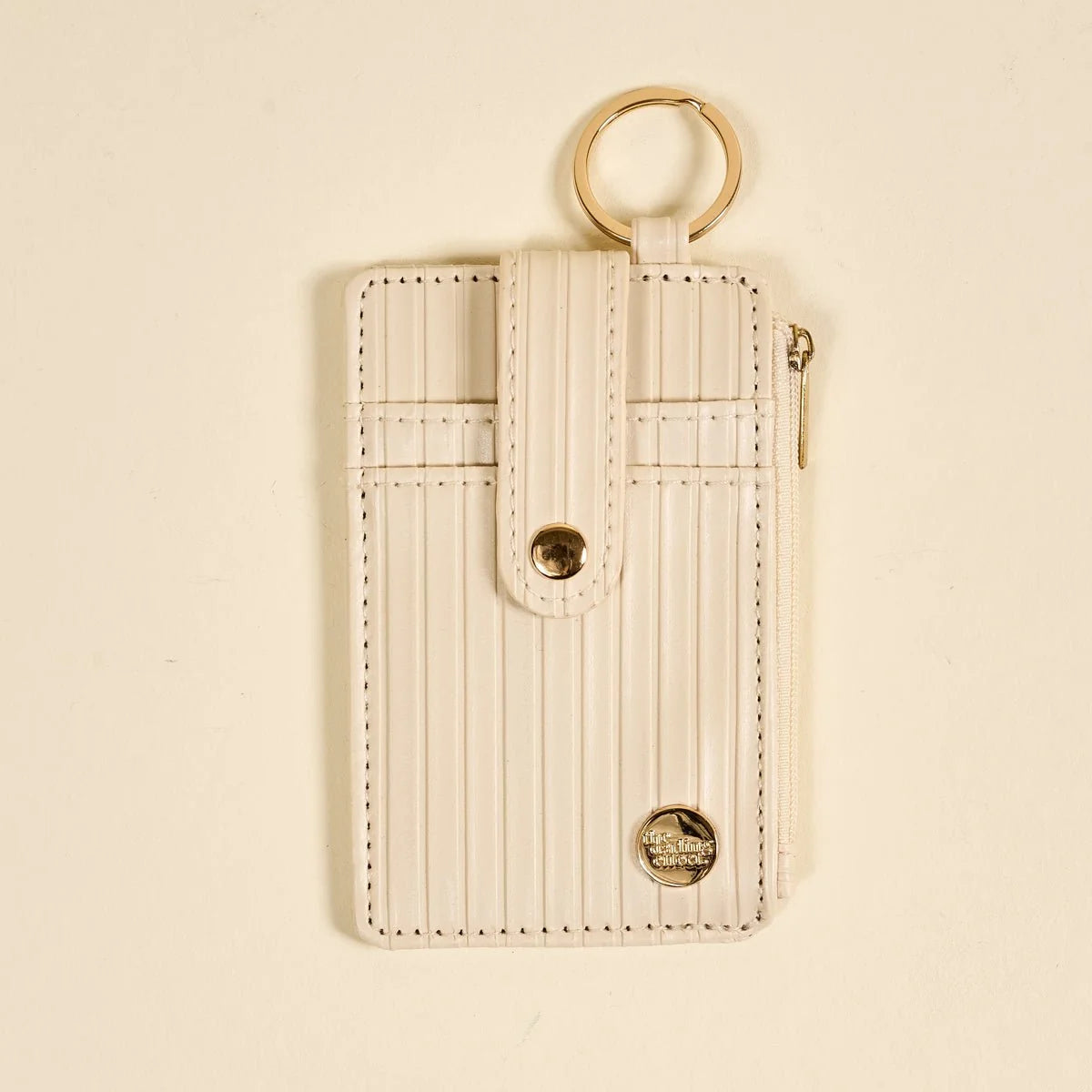 Ripple Ridge Keychain Wallet