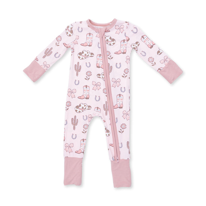 Angel Dear Cowgirls & Boots Convertible Romper