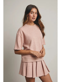 Stacie Waffle Knit Skort