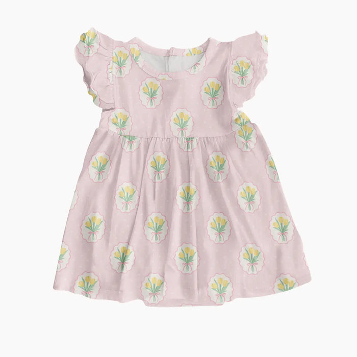 Fancy Tulips Bodysuit Dress