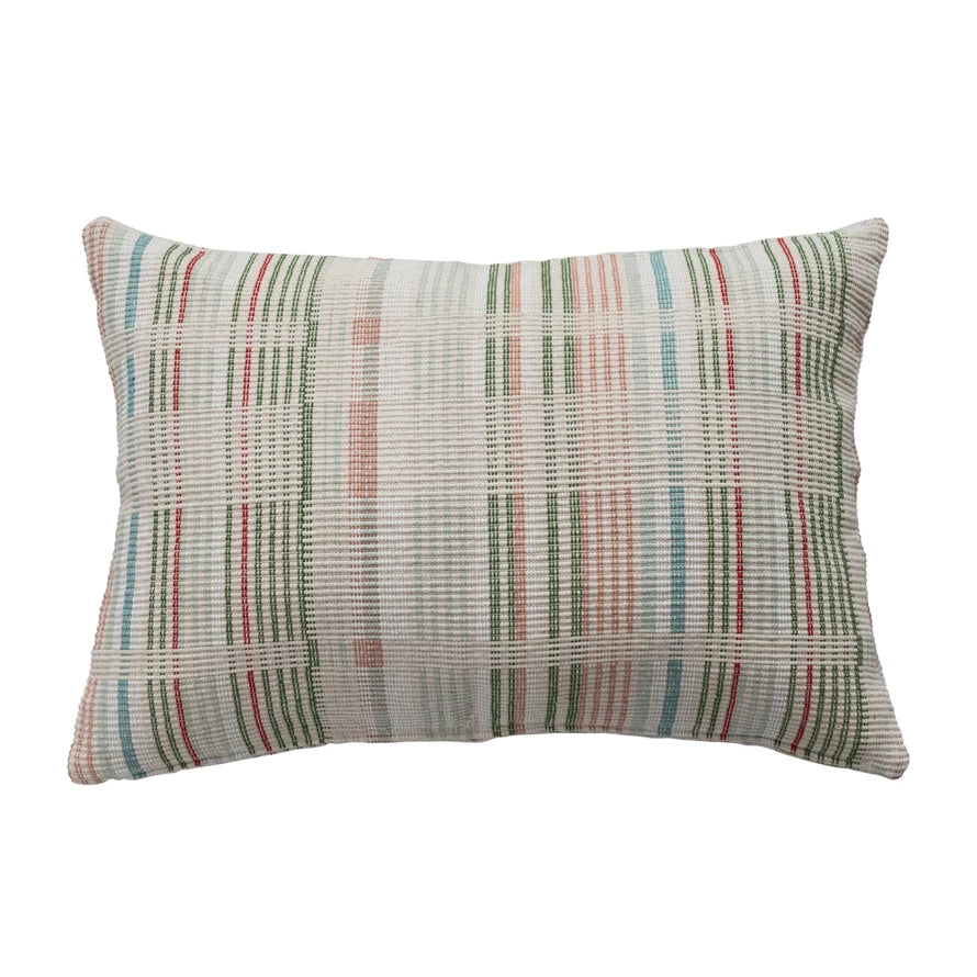Striped Plaid Pillow