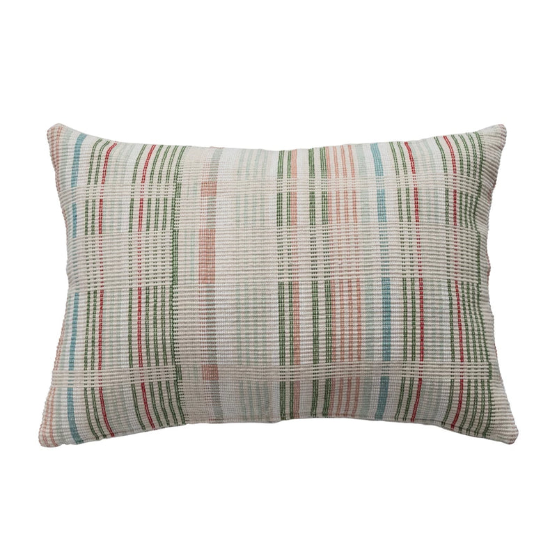 Striped Plaid Pillow