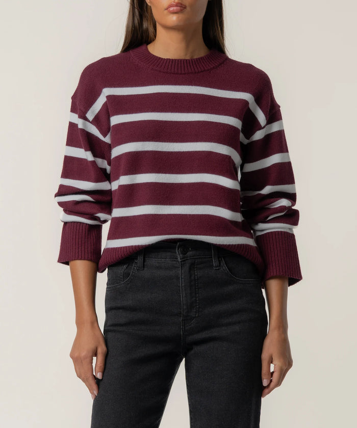 Kut From The Kloth Sam Stripe Sweater Knit
