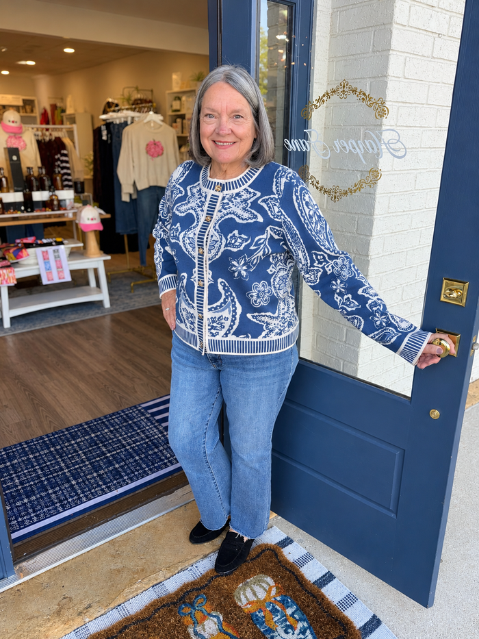 Molly Paisley Cardigan