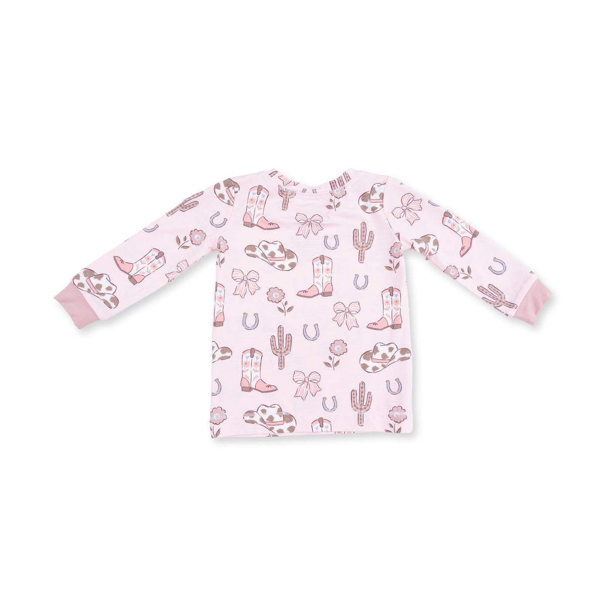 Angel Dear Cowgirl Boots & Bows Loungewear Set