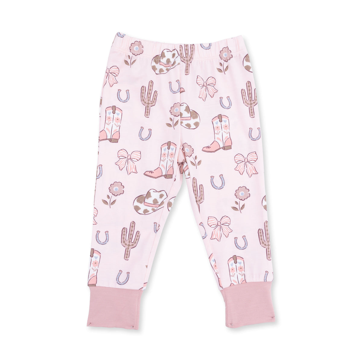 Angel Dear Cowgirl Boots & Bows Loungewear Set
