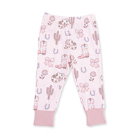 Angel Dear Cowgirl Boots & Bows Loungewear Set