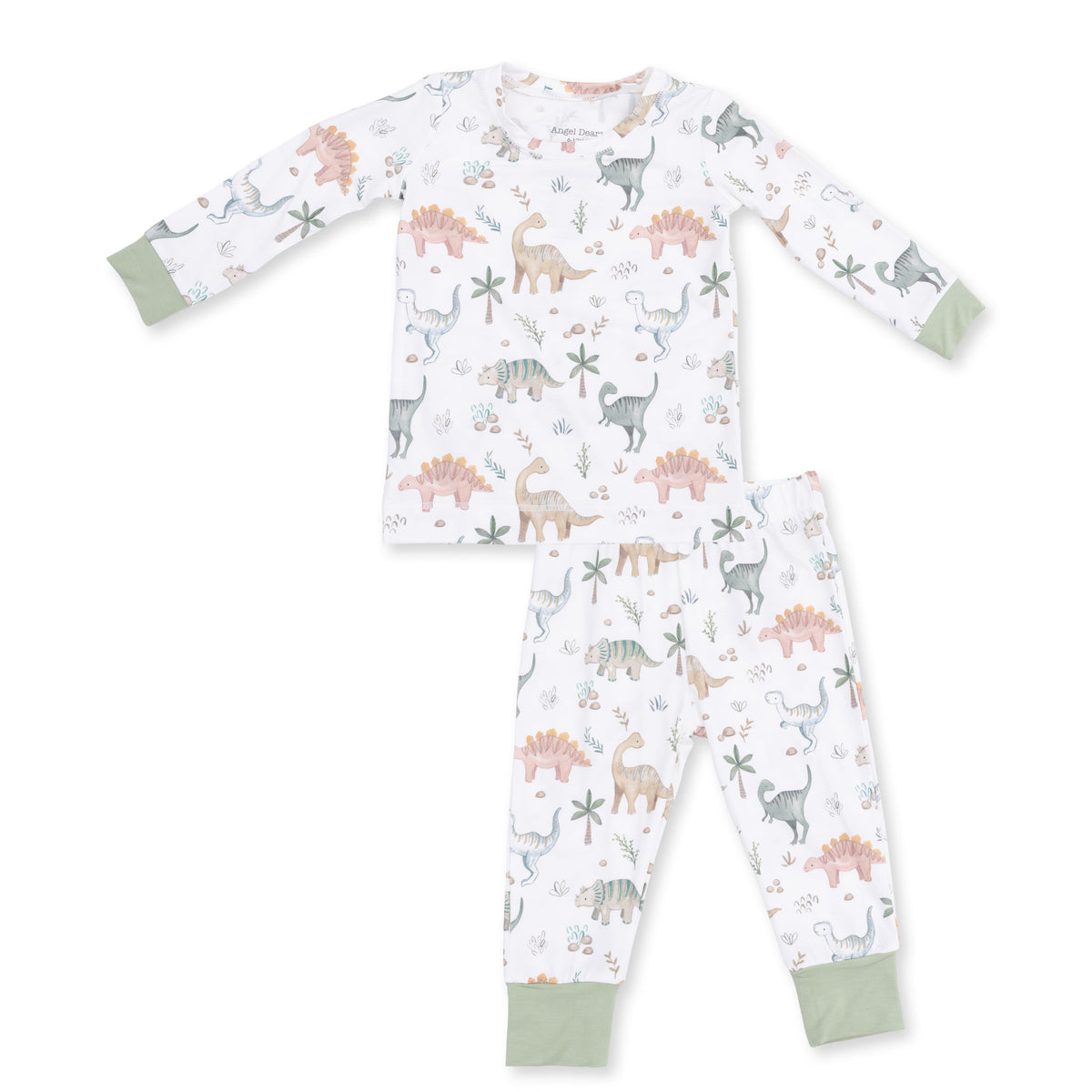 Angel Dear Sweet Baby Dinos Long Sleeve Loungewear Set